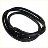 Front door weatherstrip seal for nissan sunny sentra ad resort n14 y10 black rubber with yellow plastic tabs
