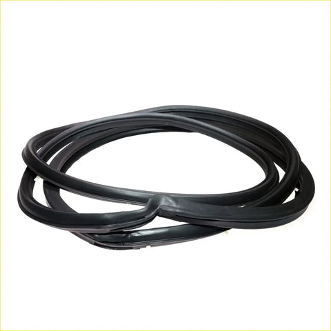 Black rubber weatherstrip seal coiled with smooth glossy finish for front door of nissan datsun sunny sentra b12 sedan