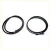 Front door weatherstrip set for nissan sylphy almera pulsar 2000-2005 black rubber seals with pink and blue tabs