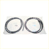 Black rubber gaskets front door weatherstrip set for nissan sylphy almera pulsar 2000-2005 in clear bags