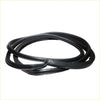 Black rubber weatherstrip seal coiled with a smooth glossy finish for front door on datsun nissan sentra sunny b12 sedan