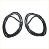 Front door weatherstrip x2 for mazda familia 323 mr90 glc fa4 black rubber weatherstripping seals coiled for window frame installation