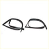 Front door window glass seal for mitsubishi colt triton 1996-2006 black rubber seals shaped for car windows