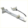 Front door window regulator for Nissan Pathfinder Terrano 1985-1995 silver metal with black wiring and white plastic connectors