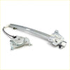 Silver metal front door window regulator with motor and brackets for left side nissan datsun navara d21