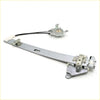 Silver metal front door window regulator with motor and cable for left side nissan pathfinder terrano 1986-1995