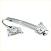 Silver metal front door window regulator left with motor assembly and track for nissan pathfinder terrano 1986-1995