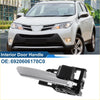 Front driver side interior door handle for toyota rav4 2019-2022 in silver and black with sleek modern design
