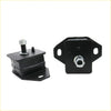 Front engine mount for toyota hilux ln80 ln85 ln90 made of black rubber with metal bolt and nut assembly visible