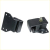 Front engine mount set for nissan datsun 620 ute j15 1972-1979 black metal with bolted flange and mounting holes