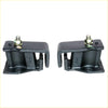 Black cast iron front engine mount for nissan datsun bluebird 510 1600 j15 with threaded bolt and hex nut