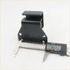 Black metal front engine mount bracket with three holes and flat top for nissan datsun 620 1972-1979 utility