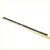 Black rubberized front fender seal weatherstrip with metal fasteners for Nissan Datsun Bluebird 510 1600