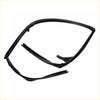 Black rubber front glass run channel seal for nissan navara d22 1997-2004 car window frame weatherstrip