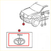 Front grill badge for toyota hilux mk6 sr5 2004-2012 showing silver toyota emblem with part number 75311