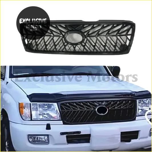 Front Grill for Toyota Land Cruiser 100 (LC100) (2003-2005) - Deep Green - Exterior