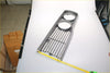 Front grill grille gray chrome finish with two circular cutouts and horizontal slats for toyota hilux rn20 rn25 1972 1978