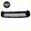 Front grille for Toyota Hilux Revo 2016-2018 with black honeycomb pattern and chrome accents