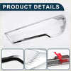 Front headlight trim bezel for toyota hilux 2020-2021 with chrome finished plastic and ridged silver detailing