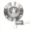 Front hub wheel for ford ranger mazda bt-50 b2200 b2500 b2600 4wd shiny metallic with central gear measured 115.3 mm