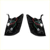 Black plastic front indicator corner park light backside with wiring and bulb sockets for hilux ln167r kzn165r