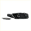 Front inside door handle lhs latch mechanism and cover in black plastic for mazda bt50 pro 2011-2020 shown from back side