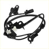 Black crankshaft position sensor with coiled wiring and plastic connectors for front left abs wheel speed sensor toyota highlander