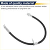 Front left brake hose for Toyota Venza 2012-2025 black rubber hose with metallic fittings visible from the back side