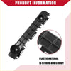 Front left bumper bracket for toyota avalon 2013-2016 in black plastic with sturdy molded door handle trim design