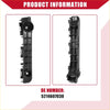 Black plastic front left bumper bracket for toyota avalon 2013-2016 with molded ridges and circular mounting holes