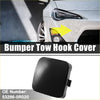 Front left bumper tow hook cover for toyota rav4 2013-2018 black plastic with matte finish and mounting bracket