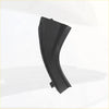Front left cowl extension trim cover for toyota rav4 2006-2012 black plastic with curved sleek design