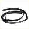 Black rubber weatherstrip seal for front left door glass run channel on toyota hilux 2004-2015