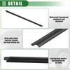 Black rubber front left door window belt weatherstrip for toyota hilux 2005-2014 automotive use