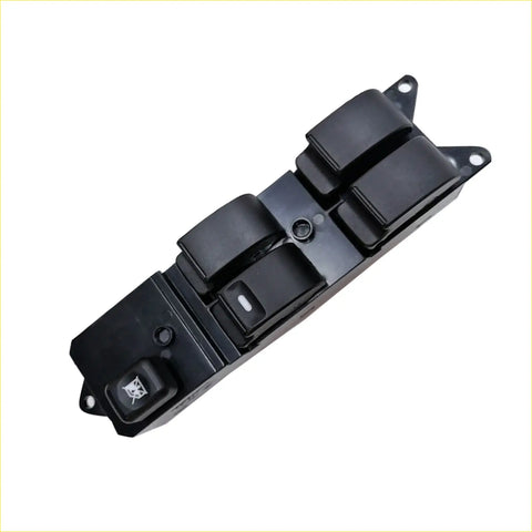 Front left driver side window switch for mitsubishi l200 with black plastic housing four buttons and mounting holes
