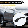 Front left exterior door handle for toyota tundra with black smooth plastic ergonomic design