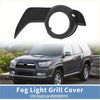 Front left fog light grill for toyota 4runner 2014-2021 black plastic honeycomb textured molded design