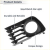 Front left fog light grill for Toyota Prius 2004-2009 black plastic with unique design and durable construction