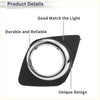 Front left fog light grill for Toyota RAV4 2009-2013 in black and chrome with sleek durable design