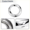 Front left fog light grill for toyota rav4 2012-2013 with chrome finished circular headlight bezel and mounting hardware
