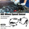Black abs wheel speed sensor with plastic and metal parts coiled wiring for toyota rav4 2013 to 2018 front left right