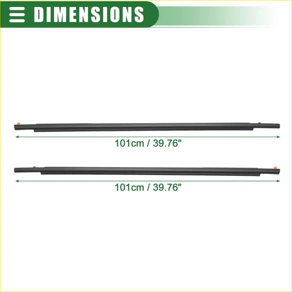 Front Left Right Door Window Belt Weatherstrip for Toyota FJ Cruiser - Engine