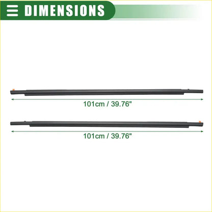 Front Left Right Door Window Belt Weatherstrip for Toyota FJ Cruiser - Engine