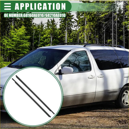 Front Left Right Door Window Belt Weatherstrip for Toyota Sienna - Engine