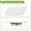 White plastic rear trunk lid handle cover shown from the back for toyota land cruiser front left washer nozzle use