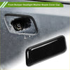 Black glossy plastic front left washer nozzle cover cap for toyota land cruiser 2016-2021 front bumper headlight washer