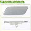 Silver textured plastic front left washer nozzle cover for toyota prado 2012-2015 with sleek modern design