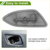 Front left gray abs plastic washer nozzle cover for toyota rav4 2010-2012 designed for easy replacement