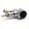 Silver metal front left wheel brake cylinder for datsun nissan 620 ute 1972-1979 with hex nut and black seal