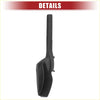 Black plastic front left windshield wiper cowl panel for toyota rav4 2020-2022 with molded contours and sleek design
